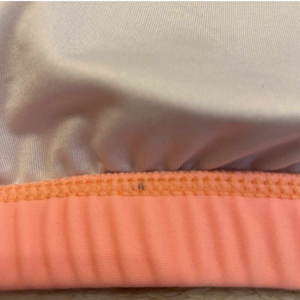 Peach Ruffle Halter Bikini Top - Picture 10 of 12
